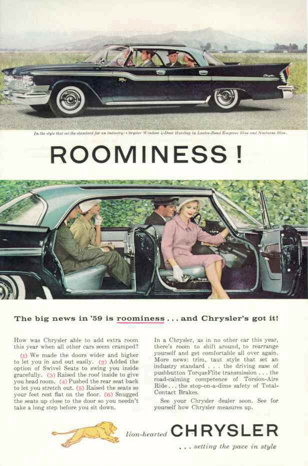 1959 Chrysler Auto Advertising